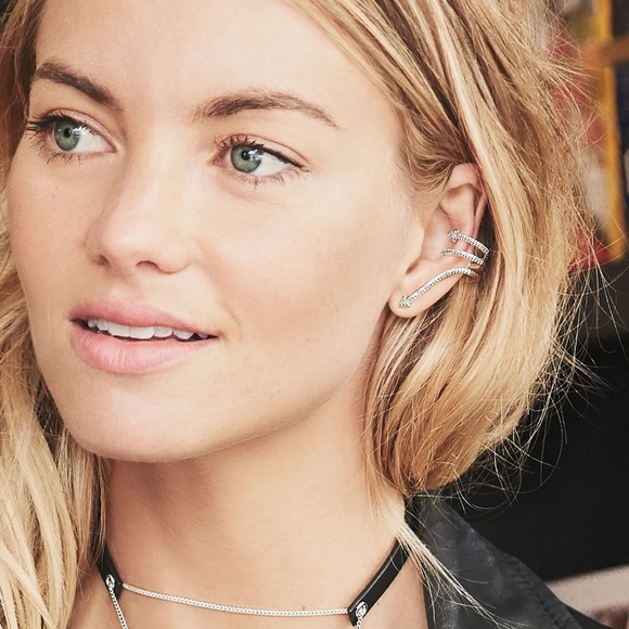 Pavé Arrow Ear Cuffs - Picture 2 of 3